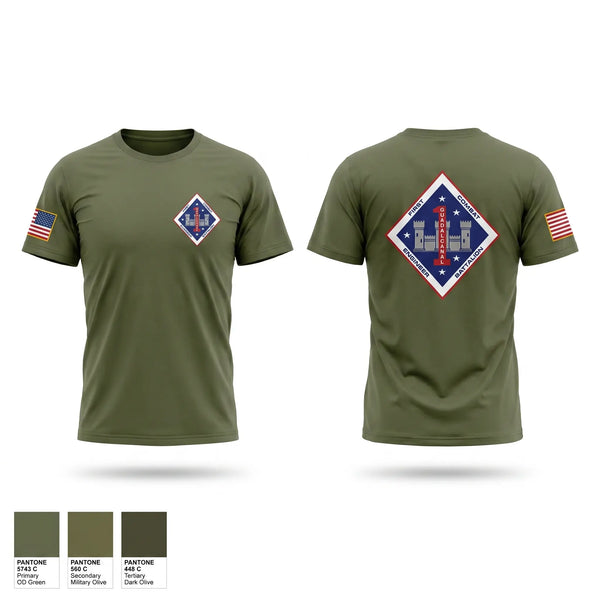 Old School Cotton Feel Shirt, 1st CEB, Marines, Teamtime, Team time, sublimation, custom sports apparel, team uniforms, spirit wear, spiritwear, sports uniforms, custom shirts, team store, custom team store, fundraiser sports, apparel fundraiser