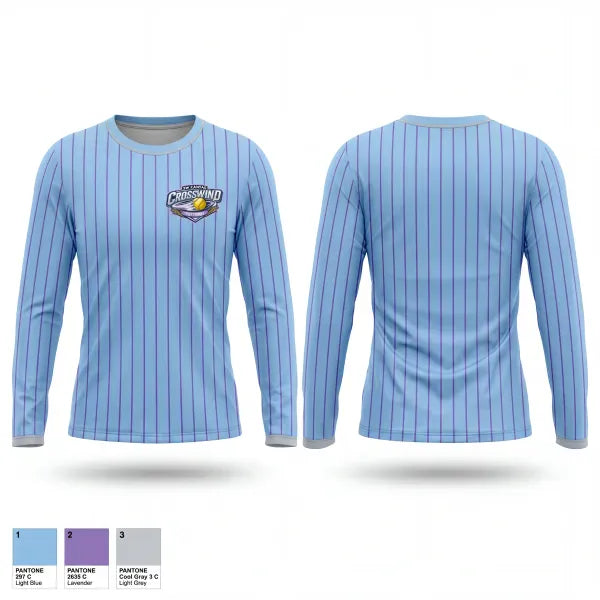 Long Sleeve Performance Shirt, SW Kansas Crosswind, Softball, Teamtime, Team time, sublimation, custom sports apparel, team uniforms, spirit wear, spiritwear, sports uniforms, custom shirts, team store, custom team store, fundraiser sports, apparel fundraiser