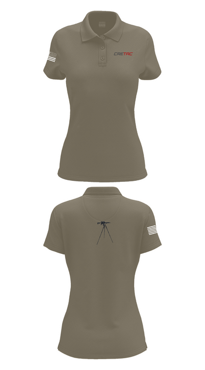 CRETAC Europe 67306951 Women's Short Sleeve Performance Polo  - 71