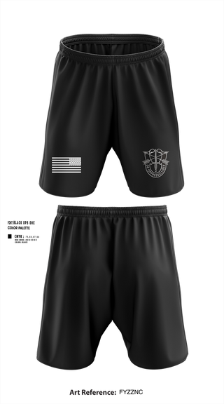 Athletic Shorts With Pockets, 1st Battalion, 1st Special Forces Group (Airborne), Army, Teamtime, Team time, sublimation, custom sports apparel, team uniforms, spirit wear, spiritwear, sports uniforms, custom shirts, team store, custom team store, fundraiser sports, apparel fundraiser