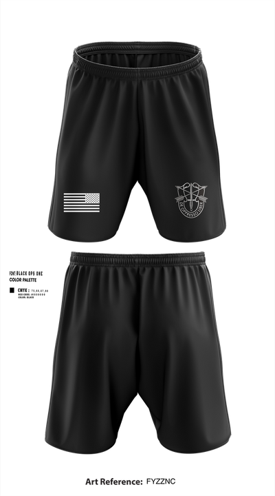 1st Battalion, 1st Special Forces Group (Airborne) 63765130 Athletic Shorts With Pockets - 1