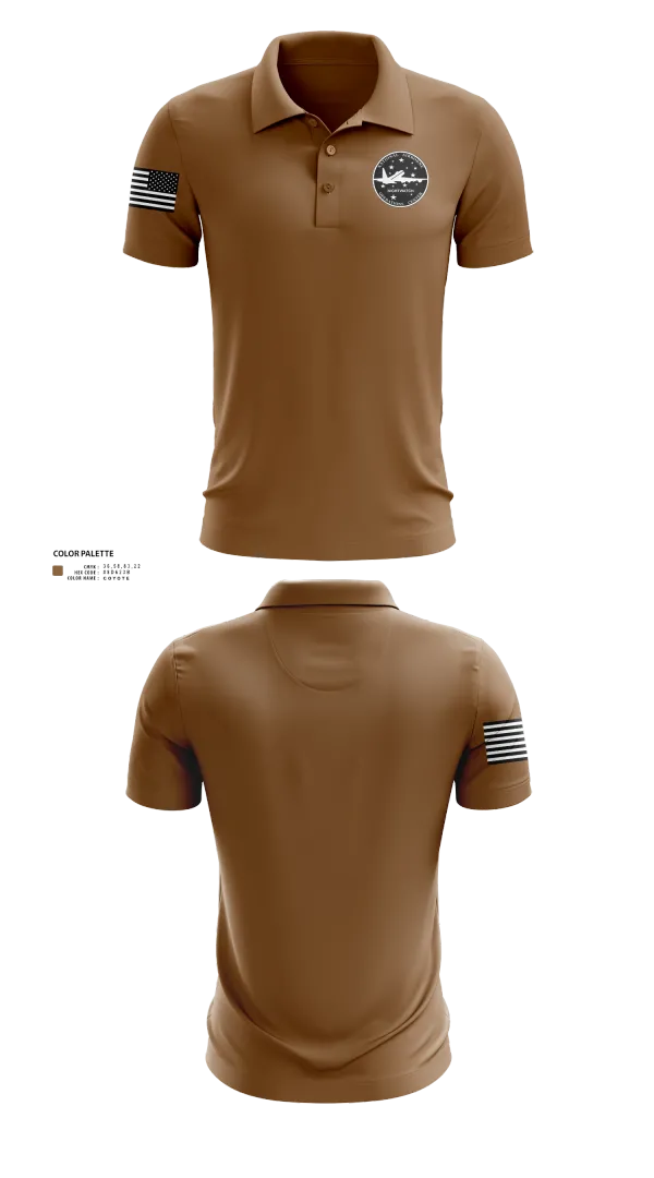 Short Sleeve Performance Polo, National Airborne Operations Center, , Teamtime, Team time, sublimation, custom sports apparel, team uniforms, spirit wear, spiritwear, sports uniforms, custom shirts, team store, custom team store, fundraiser sports, apparel fundraiser