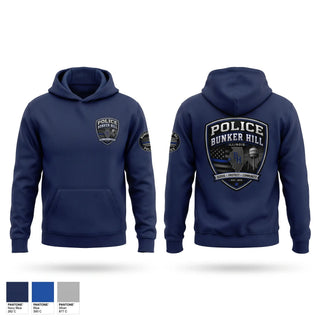 Hoodie, Bunker Hill Police, Police, Teamtime, Team time, sublimation, custom sports apparel, team uniforms, spirit wear, spiritwear, sports uniforms, custom shirts, team store, custom team store, fundraiser sports, apparel fundraiser