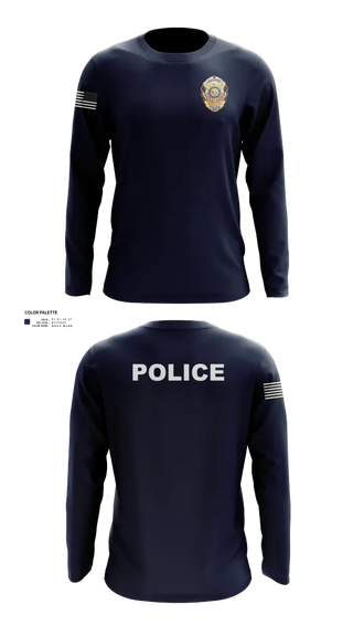Long Sleeve Performance Shirt, FOREST ACRES POLICE DEPARTMENT, Police, Teamtime, Team time, sublimation, custom sports apparel, team uniforms, spirit wear, spiritwear, sports uniforms, custom shirts, team store, custom team store, fundraiser sports, apparel fundraiser