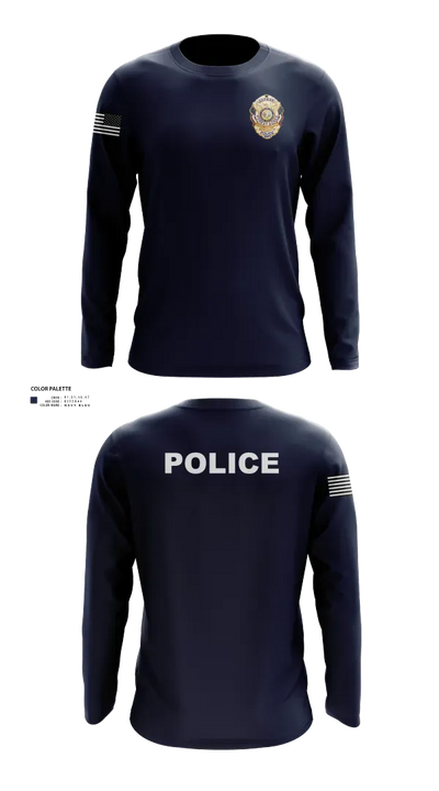 FOREST ACRES POLICE DEPARTMENT 85574925 Long Sleeve Performance Shirt 22