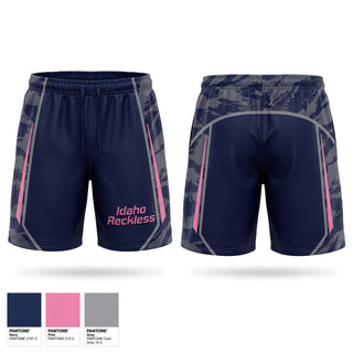 Athletic Shorts With Pockets, Idaho Reckless, Baseball, Teamtime, Team time, sublimation, custom sports apparel, team uniforms, spirit wear, spiritwear, sports uniforms, custom shirts, team store, custom team store, fundraiser sports, apparel fundraiser
