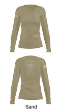 ETS 42970473 Women's Long Sleeve V-neck Shirt - 92