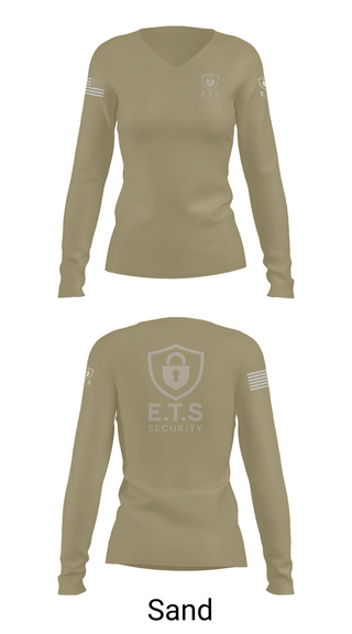 Womens Long Sleeve Vneck Shirt, ETS, , Teamtime, Team time, sublimation, custom sports apparel, team uniforms, spirit wear, spiritwear, sports uniforms, custom shirts, team store, custom team store, fundraiser sports, apparel fundraiser