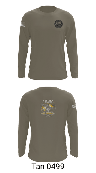 Long Sleeve Performance Shirt, 92F ALC, National Guard, Teamtime, Team time, sublimation, custom sports apparel, team uniforms, spirit wear, spiritwear, sports uniforms, custom shirts, team store, custom team store, fundraiser sports, apparel fundraiser