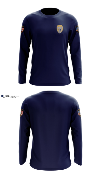 Long Sleeve Performance Shirt, Versailles Police Department, Police, Teamtime, Team time, sublimation, custom sports apparel, team uniforms, spirit wear, spiritwear, sports uniforms, custom shirts, team store, custom team store, fundraiser sports, apparel fundraiser