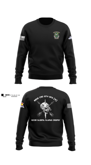 Crew Neck Sweatshirt, 82nd CRD, Army, Teamtime, Team time, sublimation, custom sports apparel, team uniforms, spirit wear, spiritwear, sports uniforms, custom shirts, team store, custom team store, fundraiser sports, apparel fundraiser