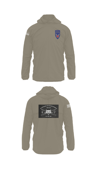 Windbreaker, 11th airborne, 1-5 IN Bobcats, Army, Teamtime, Team time, sublimation, custom sports apparel, team uniforms, spirit wear, spiritwear, sports uniforms, custom shirts, team store, custom team store, fundraiser sports, apparel fundraiser
