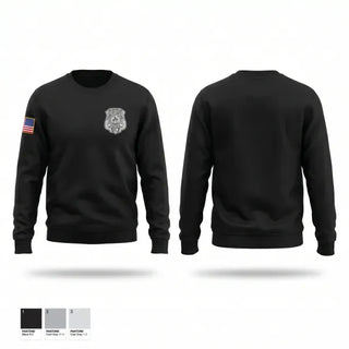 Crew Neck Sweatshirt, Lady Lake Police Department, Police, Teamtime, Team time, sublimation, custom sports apparel, team uniforms, spirit wear, spiritwear, sports uniforms, custom shirts, team store, custom team store, fundraiser sports, apparel fundraiser