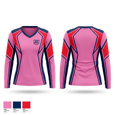 Pee Dee Elite Women's Long Sleeve V-neck Shirt - 1
