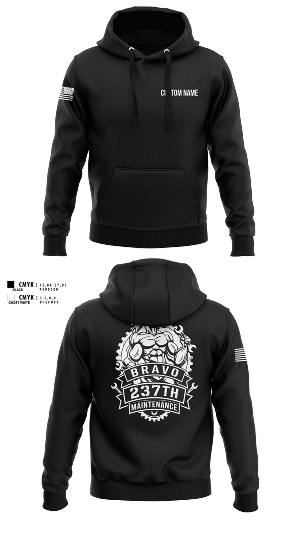 Hoodie, BRAVO 237th BSB, Army, Teamtime, Team time, sublimation, custom sports apparel, team uniforms, spirit wear, spiritwear, sports uniforms, custom shirts, team store, custom team store, fundraiser sports, apparel fundraiser