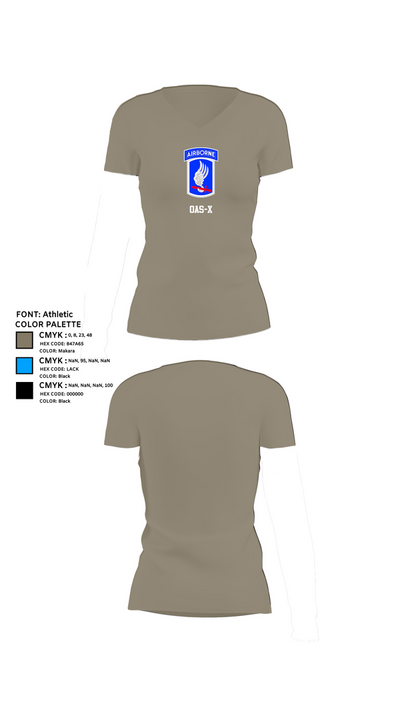 OAS-X 4429314 Women's Short Sleeve V-neck Shirt - 64