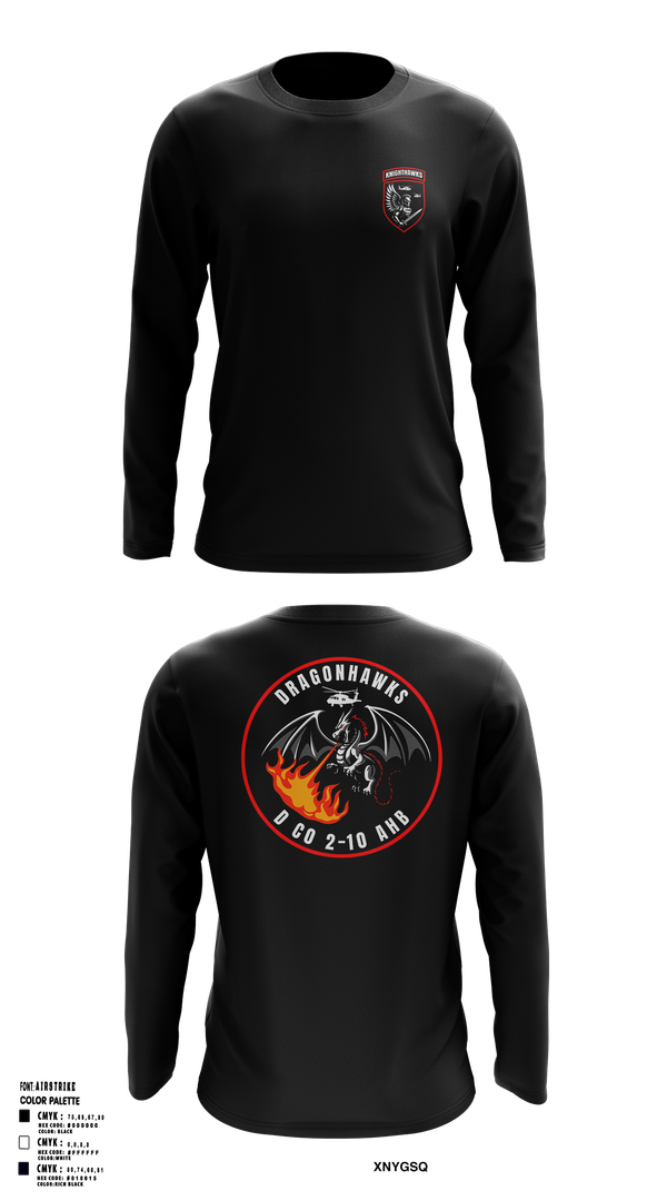 Long Sleeve Performance Shirt, 2-10 AHB Knighthawks, Spirit Store, Teamtime, Team time, sublimation, custom sports apparel, team uniforms, spirit wear, spiritwear, sports uniforms, custom shirts, team store, custom team store, fundraiser sports, apparel fundraiser