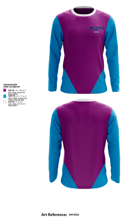 Expos 77369090 Long Sleeve Performance Shirt 1