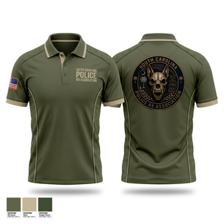 Short Sleeve Performance Polo, South Carolina Police K9 Association, Police, Teamtime, Team time, sublimation, custom sports apparel, team uniforms, spirit wear, spiritwear, sports uniforms, custom shirts, team store, custom team store, fundraiser sports, apparel fundraiser