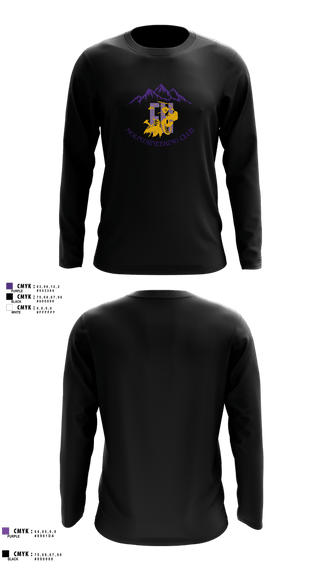 Long Sleeve Performance Shirt, FHHS Mountaineering Club, Women's Volleyball, Teamtime, Team time, sublimation, custom sports apparel, team uniforms, spirit wear, spiritwear, sports uniforms, custom shirts, team store, custom team store, fundraiser sports, apparel fundraiser