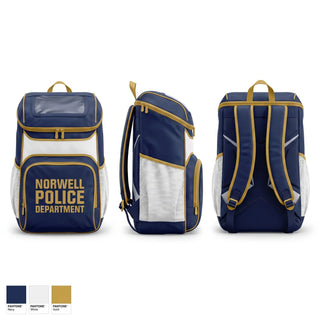 Gear Bag, Norwell Police Department, Police, Teamtime, Team time, sublimation, custom sports apparel, team uniforms, spirit wear, spiritwear, sports uniforms, custom shirts, team store, custom team store, fundraiser sports, apparel fundraiser