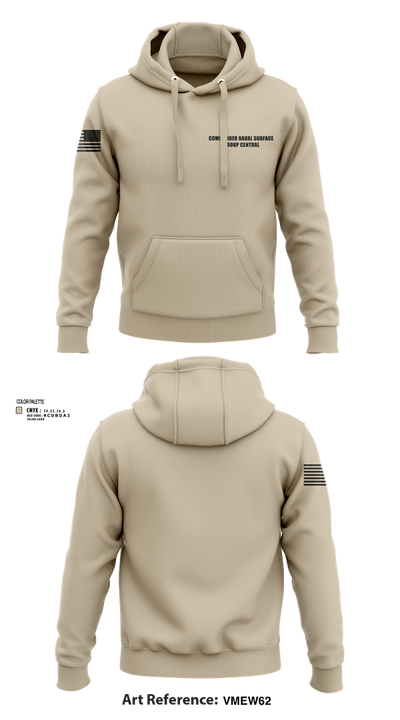 Commander Naval Surface Group Central 54326587 Hoodie - 2