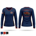Slickville VFD 81986258 Women's Long Sleeve V-neck Shirt - 1