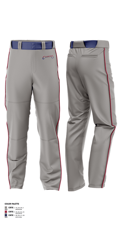 CANNONS 72029533 Baseball Pants - 1