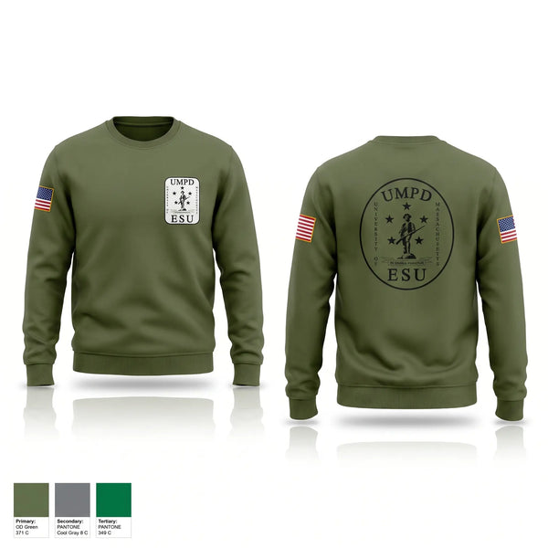 Crew Neck Sweatshirt, ESU, Police, Teamtime, Team time, sublimation, custom sports apparel, team uniforms, spirit wear, spiritwear, sports uniforms, custom shirts, team store, custom team store, fundraiser sports, apparel fundraiser