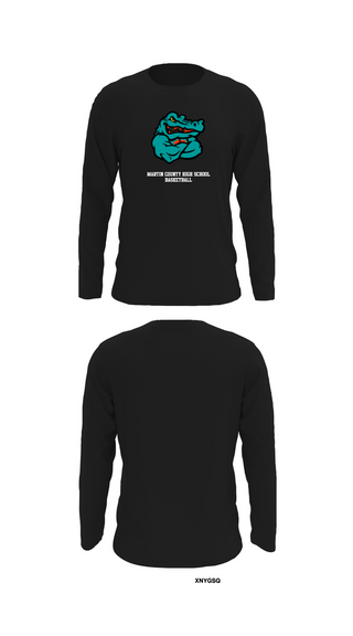 Long Sleeve Performance Shirt, Martin County High School Basketball, Women's Basketball, Teamtime, Team time, sublimation, custom sports apparel, team uniforms, spirit wear, spiritwear, sports uniforms, custom shirts, team store, custom team store, fundraiser sports, apparel fundraiser