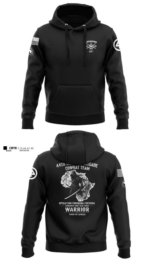 Hoodie, 44th IBCT, Army, Teamtime, Team time, sublimation, custom sports apparel, team uniforms, spirit wear, spiritwear, sports uniforms, custom shirts, team store, custom team store, fundraiser sports, apparel fundraiser