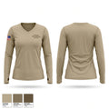 Criminal Investigation Division Women's Long Sleeve V-neck Shirt - 1