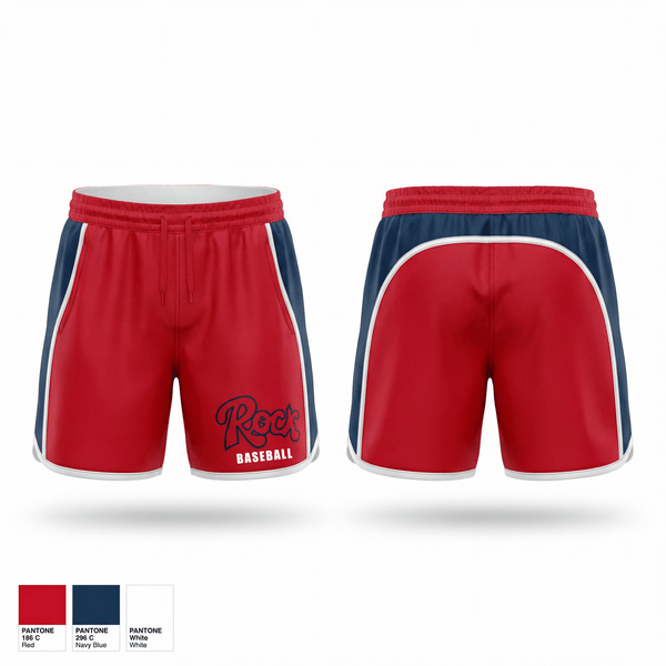 Athletic Shorts With Pockets, Rockcastle County High School Baseball, Baseball, Teamtime, Team time, sublimation, custom sports apparel, team uniforms, spirit wear, spiritwear, sports uniforms, custom shirts, team store, custom team store, fundraiser sports, apparel fundraiser