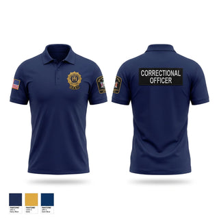 Short Sleeve Performance Polo, NYSDOCCS, Police, Teamtime, Team time, sublimation, custom sports apparel, team uniforms, spirit wear, spiritwear, sports uniforms, custom shirts, team store, custom team store, fundraiser sports, apparel fundraiser