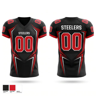 Football Jersey, STEELERS, , Teamtime, Team time, sublimation, custom sports apparel, team uniforms, spirit wear, spiritwear, sports uniforms, custom shirts, team store, custom team store, fundraiser sports, apparel fundraiser