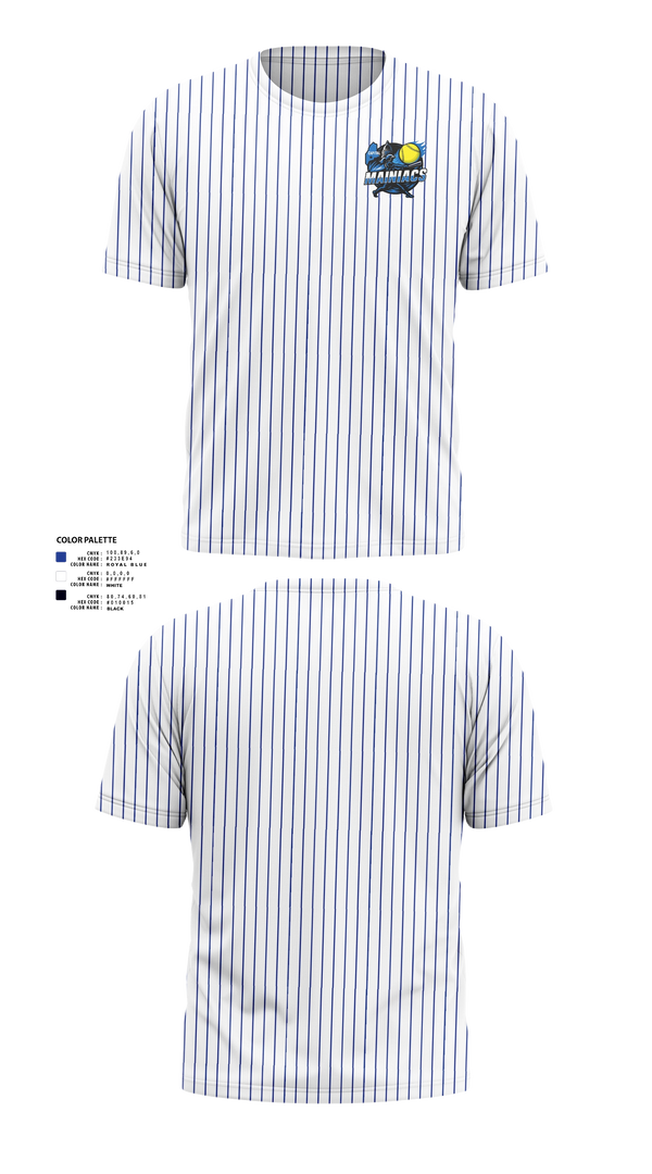 Short Sleeve Performance Shirt, Capital Area Mainiacs, Softball, Teamtime, Team time, sublimation, custom sports apparel, team uniforms, spirit wear, spiritwear, sports uniforms, custom shirts, team store, custom team store, fundraiser sports, apparel fundraiser