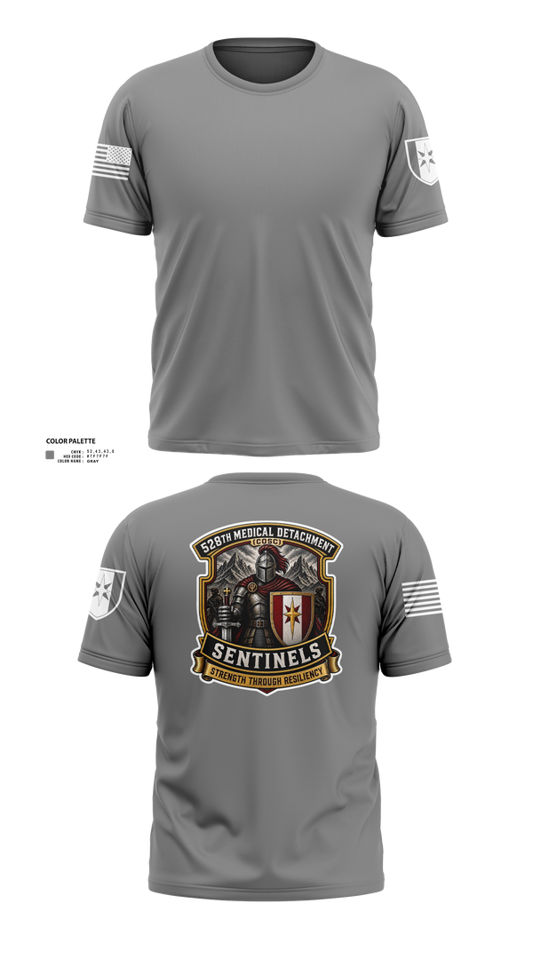 Short Sleeve Performance Shirt, 528th MED DET COSC, Army, Teamtime, Team time, sublimation, custom sports apparel, team uniforms, spirit wear, spiritwear, sports uniforms, custom shirts, team store, custom team store, fundraiser sports, apparel fundraiser
