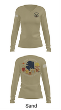 RCKT BTRY D 2nd BN 14th MAR 78897575 Women's Long Sleeve V-neck Shirt - 97