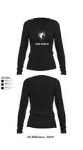 340th Psyop Co. 52894625 Women's Long Sleeve V-neck Shirt - 22