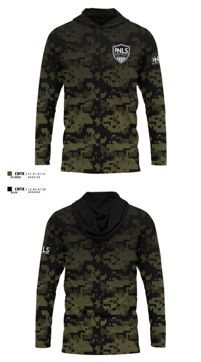 Next Level Security LLC Long Sleeve Hooded Sun Shirt - 10