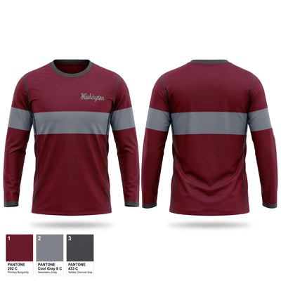 Washington high school (Kansas city ks Long Sleeve Performance Shirt 1