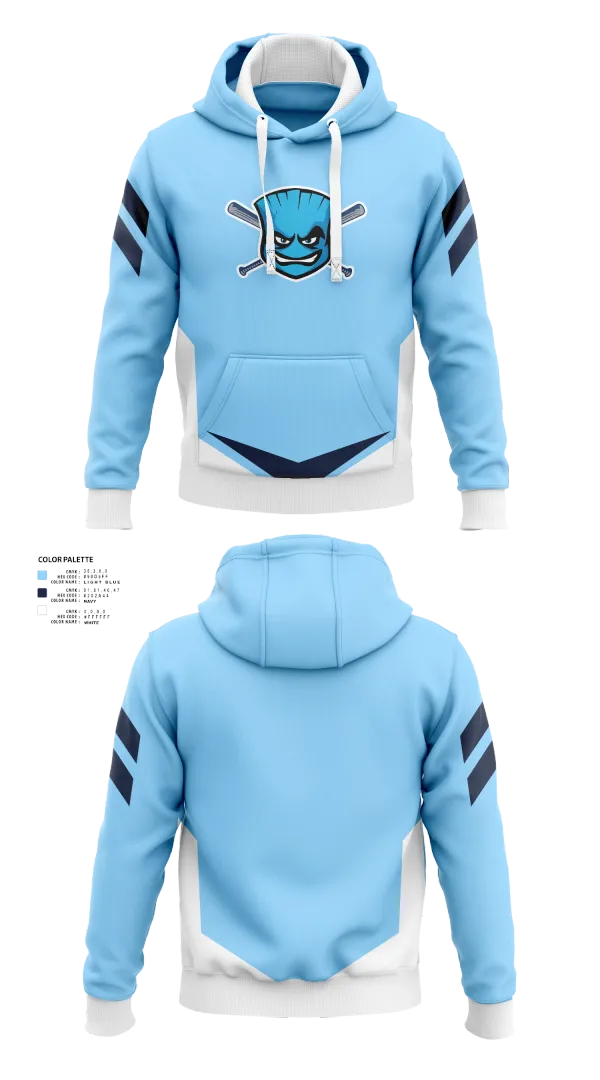 Hoodie, Blue Sox, Baseball, Teamtime, Team time, sublimation, custom sports apparel, team uniforms, spirit wear, spiritwear, sports uniforms, custom shirts, team store, custom team store, fundraiser sports, apparel fundraiser