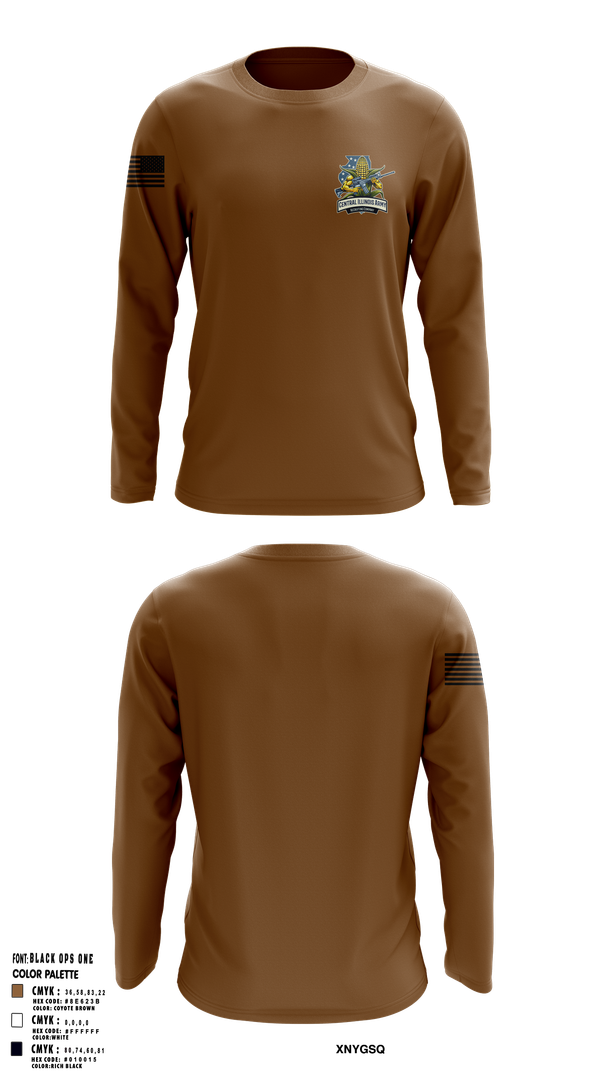 Long Sleeve Performance Shirt, Central Illinois Army Recruiting Company, , Teamtime, Team time, sublimation, custom sports apparel, team uniforms, spirit wear, spiritwear, sports uniforms, custom shirts, team store, custom team store, fundraiser sports, apparel fundraiser