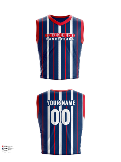 Spokebenders Mens Basketball Jersey - 1