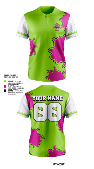 Full Button Softball Jersey, Clermont Kraken, Softball, Teamtime, Team time, sublimation, custom sports apparel, team uniforms, spirit wear, spiritwear, sports uniforms, custom shirts, team store, custom team store, fundraiser sports, apparel fundraiser