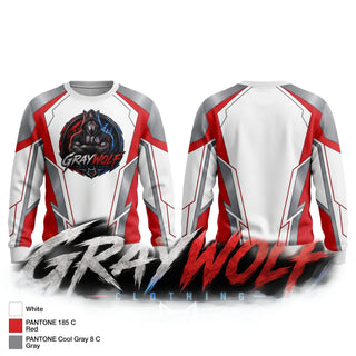Crew Neck Sweatshirt, Gray's Wolf Cave, Bowling, Teamtime, Team time, sublimation, custom sports apparel, team uniforms, spirit wear, spiritwear, sports uniforms, custom shirts, team store, custom team store, fundraiser sports, apparel fundraiser