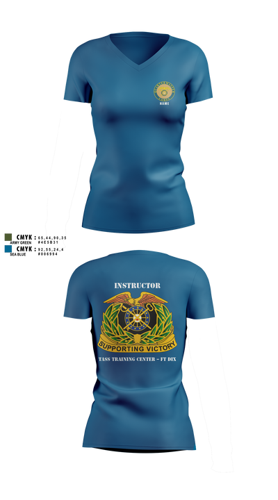 327th MCT Women's Short Sleeve V-neck Shirt - 19