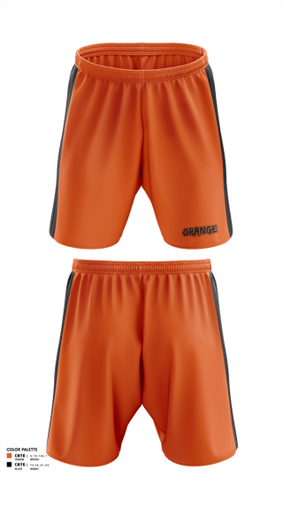 Athletic Shorts With Pockets, Orange, Baseball, Teamtime, Team time, sublimation, custom sports apparel, team uniforms, spirit wear, spiritwear, sports uniforms, custom shirts, team store, custom team store, fundraiser sports, apparel fundraiser