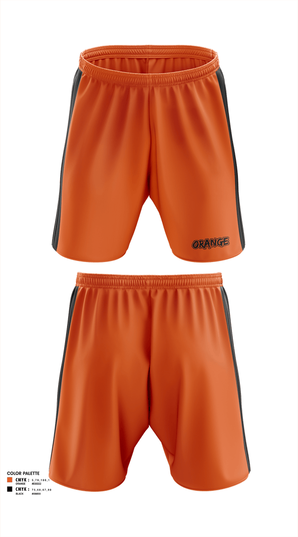 Athletic Shorts With Pockets, Orange, Baseball, Teamtime, Team time, sublimation, custom sports apparel, team uniforms, spirit wear, spiritwear, sports uniforms, custom shirts, team store, custom team store, fundraiser sports, apparel fundraiser