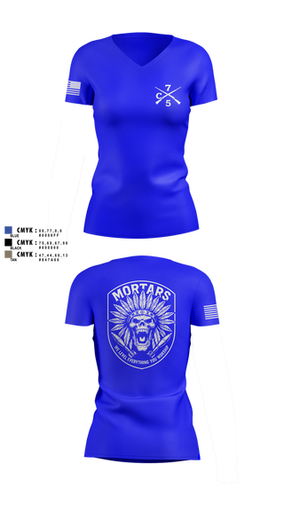 Womens Short Sleeve Vneck Shirt, Carnage, , Teamtime, Team time, sublimation, custom sports apparel, team uniforms, spirit wear, spiritwear, sports uniforms, custom shirts, team store, custom team store, fundraiser sports, apparel fundraiser